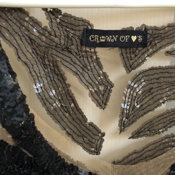 Sequin women’s shirt 🖤 - Picture 3 of 6